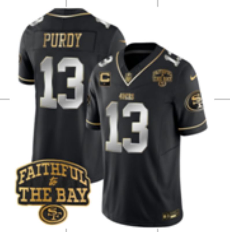 Men Nike San Francisco 49ers #13 Purdy black Limited NFL 2025 Jersey 0020->san francisco 49ers->NFL Jersey